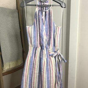 NWT Parker Striped Haltered Mini Dress - Sz Medium